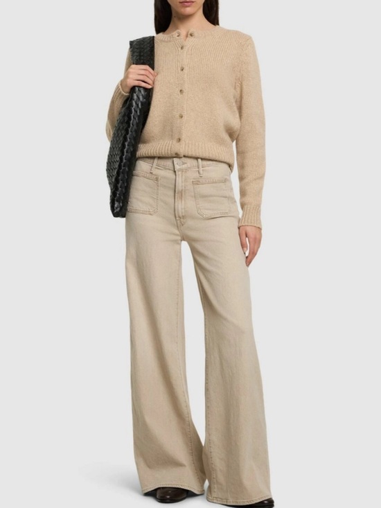 MOTHER Denim - MOTHER The Patch Pocket Undercover Sneak Jeans Size 31 Women’s in Khaki